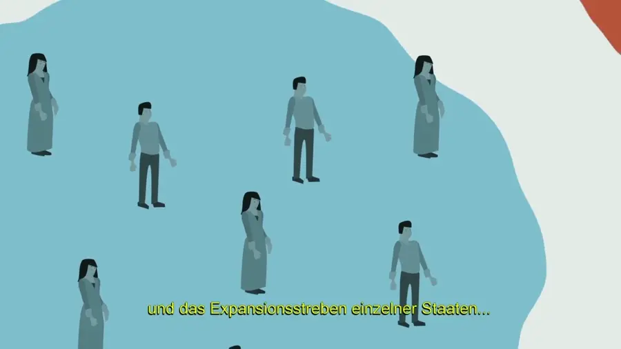 Standbild aus Fabrika TV: animierte Szene mit Figuren